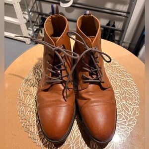 Call It Spring Men's Tan Leather Chukka Boots